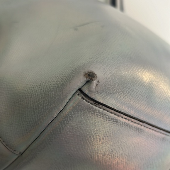 COACH Limited Edition Holographic Iridescent City Zip Tote RARE FIND 🌈🦄 - Picture 15 of 17